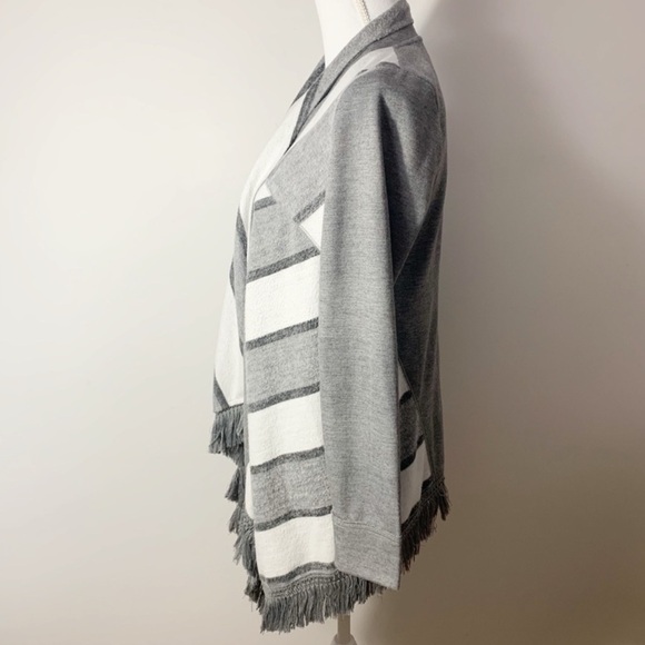 Anthropologie Saturday Sunday Open Cardigan with Fringe Detail. - Picture 6 of 16